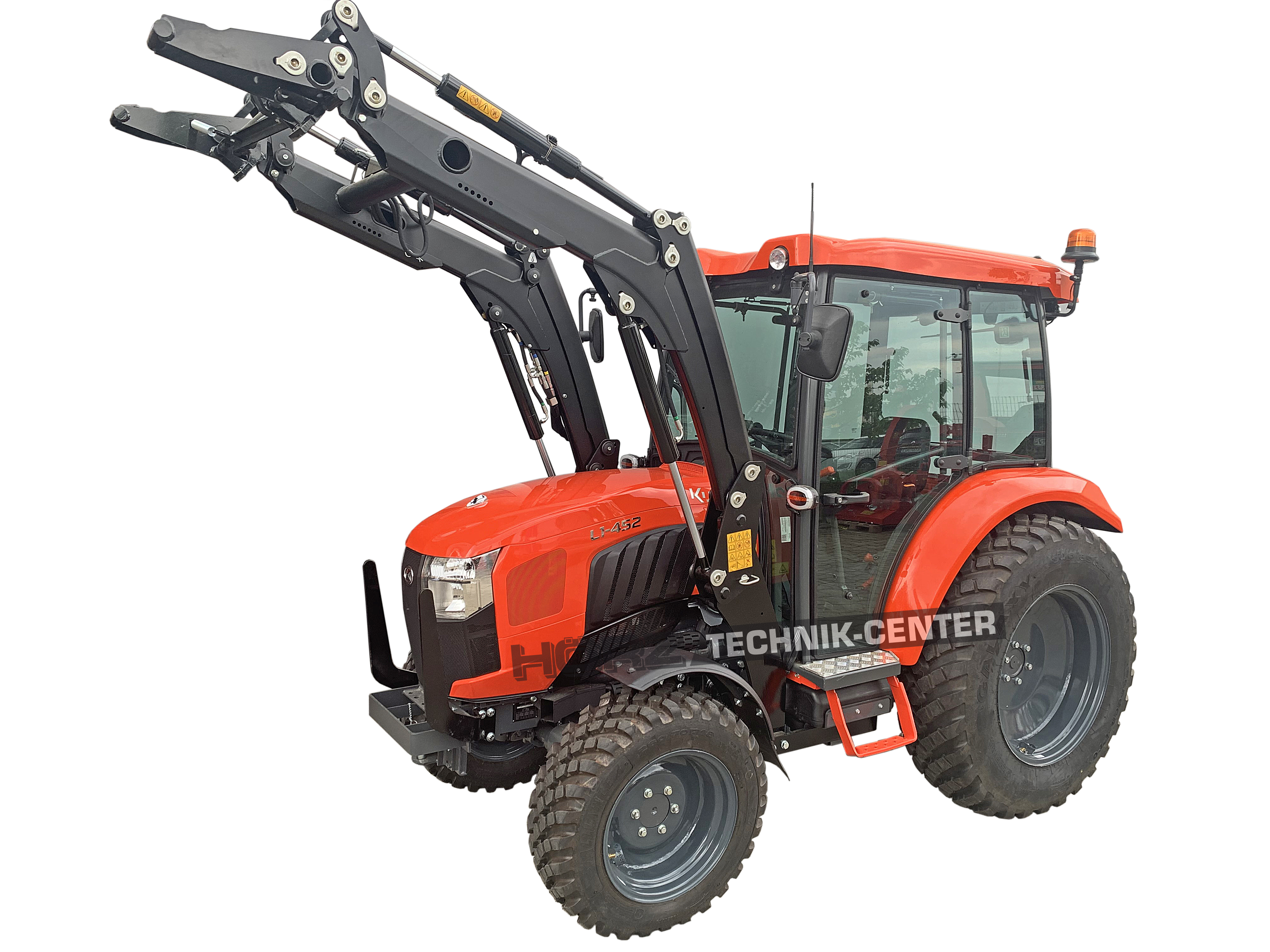 Kubota L1-452 Kompakttraktor mit Kabine und Frontlader