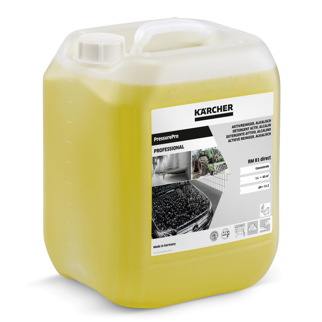 Aktivreiniger, alkalisch RM 81 direct, 10l