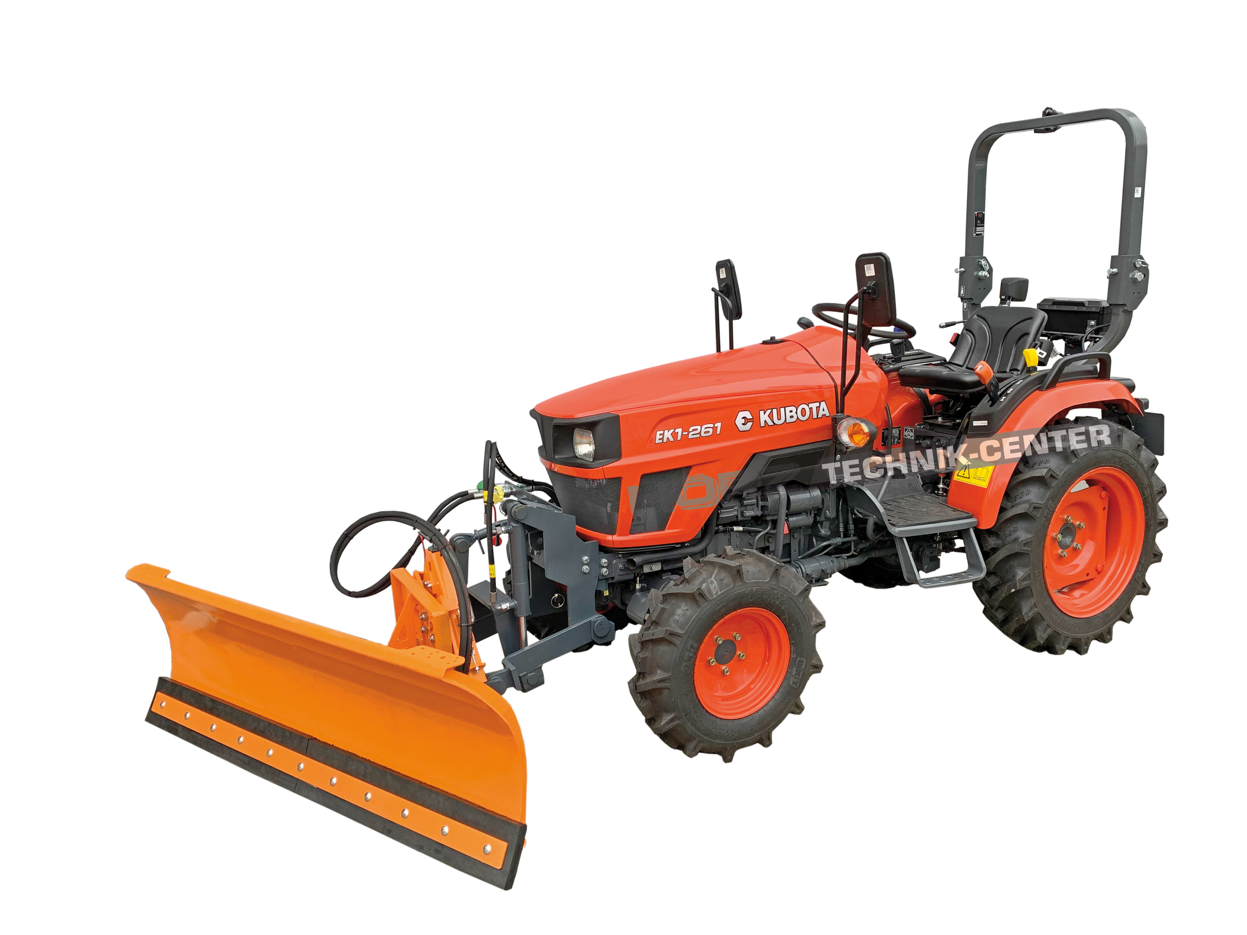kubota EK1-261 Kompakttraktor mit Räumschild