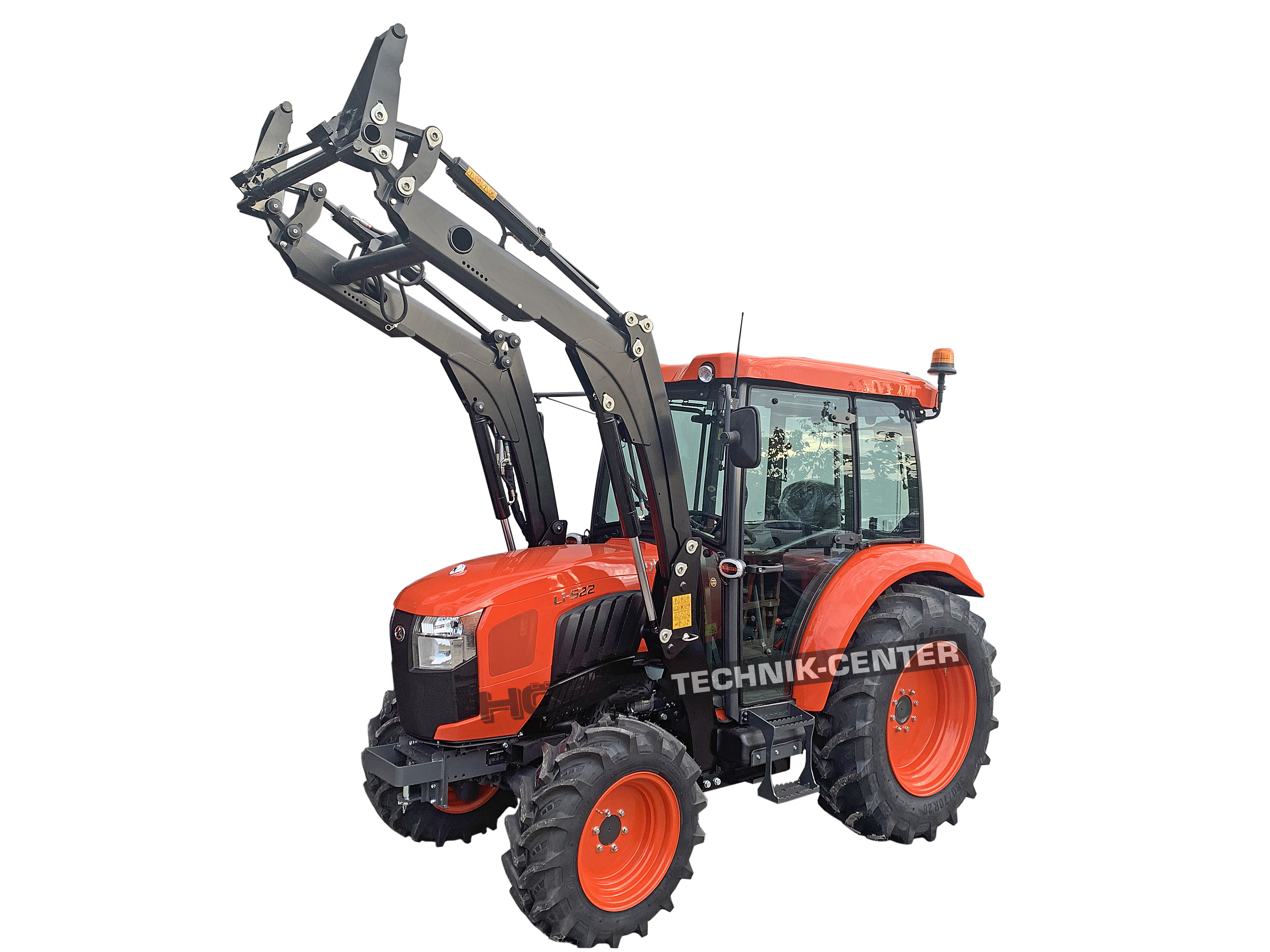 Kubota L1-522 Kompakttraktor mit Kabine und Frontlader