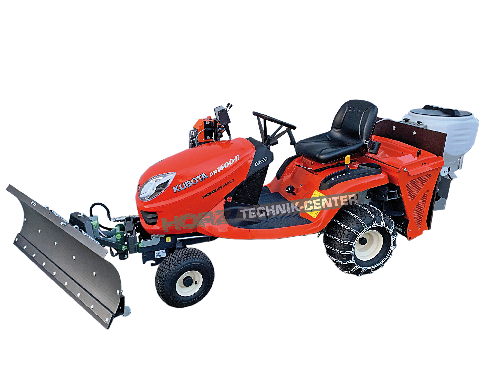Kubota GR1600 Rasentraktorm. Winterdienstausrüstung