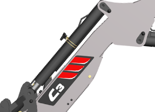 C4+ Frontlader mit Schnellwechselrahmen