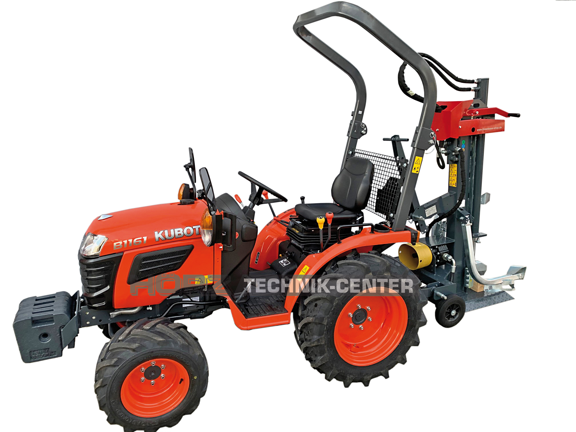 b12433 B1-241 Allradtraktor m. Holzspalter- Aktion 2025